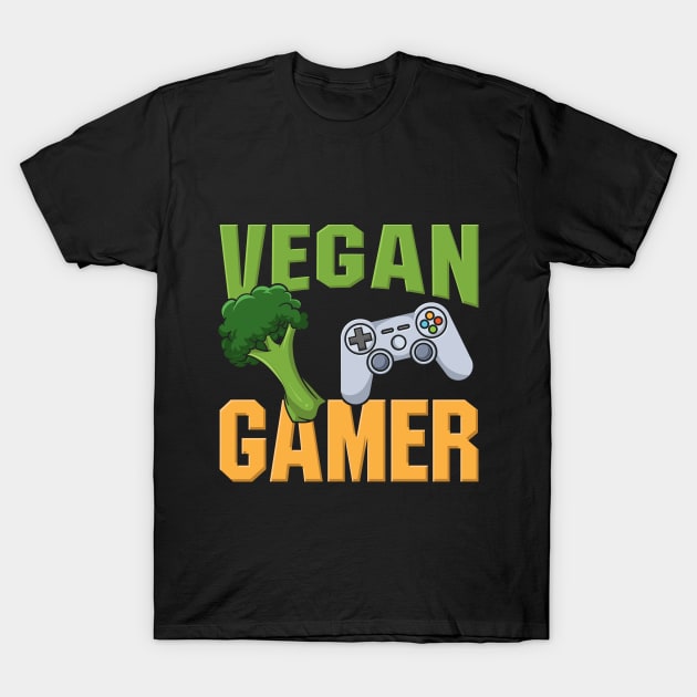 Vegan Gamer T-Shirt by maxdax